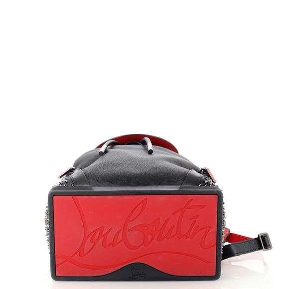 Christian Louboutin Explorafunk Backpack Spiked Leather Black - Picture 5 of 8